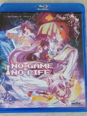 LNC NO GAME NO LIFE Blu-ray Complete Collection 2 Disc Set Anime Episodes 1-12